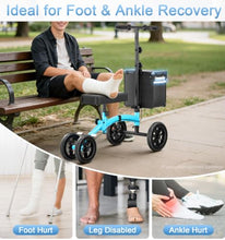 Load image into Gallery viewer, HOMLAND Knee Scooter Walker for Adults for Foot Injuries, 8'' Rubber Wheel
