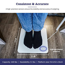 Load image into Gallery viewer, ScaleBelly Professional Physician Scale, 440 lb Home Gym Office Medical Floor Scale, High Capacity Scale for Wrestler Powerlifters
