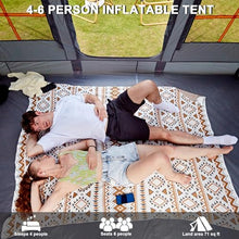 Load image into Gallery viewer, Inflatable Tents for Camping, 4-6 Person Easy Blow Up Tent with Hand Pump,4 Seasons Waterproof Air Inflatable Camping Tent House for Family Weekend Camping,Grey

