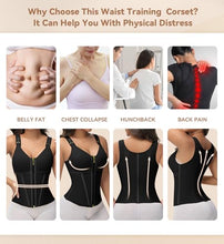 Load image into Gallery viewer, SHAPSHE Waist Trainer Corset for Women Tummy Control  Body Shaper Vest - Black S

