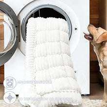 Load image into Gallery viewer, Dog Car Seat Waterproof Bed Cover Non-Slip Car Back Seat Soft and Comfortabl Pet Bed Mat Car Blanket for Travel Backseat Extender Seat Covers Dog Bed for Cars Trucks and SUVs (White Cover 23.6” x 51”)
