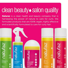 Load image into Gallery viewer, Naturaz Curl Defining Cream - 100% Vegan, Cruelty Free, Paraben Free - Deeply Moisturizing, Medium Hold, Aloe Vera Based Gel For Tight Curls &amp; Coils - Define Curls, Lock in Moisture - No Frizz 8 Oz
