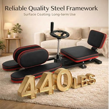 Load image into Gallery viewer, Leg Stretch Machine for Splits, 440LBS Heavy Duty Steel Frame Leg Stretcher, Split Machine Training Fitness for Home Gym, 240° Leg Stretching Equipment for Adults Teens Ballet Dance Gymnastics（Red）

