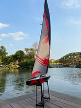 Load image into Gallery viewer, Ssccgym 84” Inch Remote Control Boat RC Pre-Assemble Sailboat Accessories Kits 2.4G Electric Boat Sail Watercraft for Adults Boys (L)
