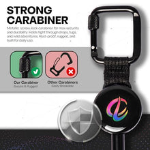 Load image into Gallery viewer, ClutchLoop Anti-Theft Phone Tether - Universal Adhesive Anchor, Retractable Steel Line and Locking Carabiner - Secure for Travel, Festivals, Content Creation &amp; Daily Protection.
