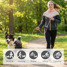 Load image into Gallery viewer, Léwind 8.2ft Hands Free Dog Leash,Versatile Waist &amp; Crossbody Lead for Medium Dogs,Waterproof &amp; Adjustable for Running Jogging Walking, 360° Swivel Metal Buckle (Pink)
