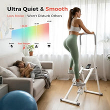 Load image into Gallery viewer, Stair Stepper for Home Gym, Foldable Vertical Climber Workout Machine,-(WHITE)
