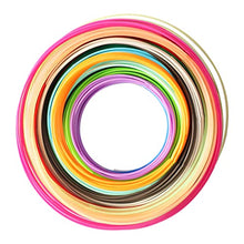 Load image into Gallery viewer, 25 Colors 3D Pen PLA Filament Refill, Each Color 10feet, Total 250 Feet DO3D 3D Pen / 3D Printer PLA Refills Sample Pack, Compatible with MYNT3D / SCRIB3D Printing Pen
