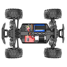 Load image into Gallery viewer, Remote Control Truck with 4WD, LED Lights, 2.4GHz Radio, 2 Rechargeable Li-Ion Batteries &amp; Charger - Red
