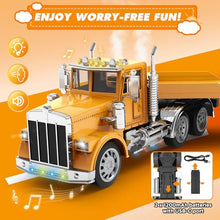 Load image into Gallery viewer, KIDMARKT 39.6" Giant RC Semi-Trailer Truck for Kids | 16-Channel Remote Control Transport Truck with Lights &amp; Sounds
