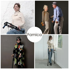 Load image into Gallery viewer, FlexiCrutch for Adult (x2 Unit, Open Cuff) - Red Dot Design Award Winner, Portable Mobility Aid for Seniors, Post-Surgery, Injury Recovery
