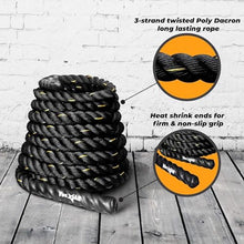 Load image into Gallery viewer, Yes4All Battle Rope No Cover 2in - 40ft
