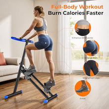 Load image into Gallery viewer, OWLSKY Stair Stepper for Home, Folding Vertical Climber Exercise Machine with Stable Triangular Frame, Smooth &amp; Quiet Motion, Full Body Workout Equipment, Supports 330 LBS

