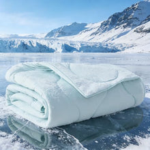 Load image into Gallery viewer, MIXJOY Cooling Blanket for Large Dogs Breathable, Dual-Sided Q-MAX>0.5, Lightweight Pet Cooling Throw Blanket Summer for Sofa &amp; Elevated Dog Bed, Washable Soft Cat Cold Mat Durable, Aqua Blue, 40x50
