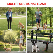 Load image into Gallery viewer, Léwind 8.2ft Hands Free Dog Leash,Versatile Waist &amp; Crossbody Lead for Medium Dogs,Waterproof &amp; Adjustable for Running Jogging Walking, 360° Swivel Metal Buckle (Red)
