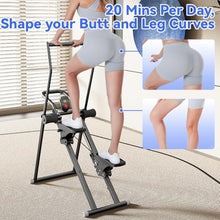 Load image into Gallery viewer, Stair Stepper &amp; Ab Machine by SEWD, 2-in-1 Cardio Workout Equipment with Adjustable Handlebar &amp; Large Pedals, 90% Pre-Assembled Fitness Equipment, Quickly Switch from Stepper to Abdominal Machine
