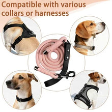 Load image into Gallery viewer, FOVRLZSE 5FT Heavy Duty Dog Leash for Large Medium Dogs, 440LBS Break Strength PVC Coated Non-Slip Handle, 360 Rotating Tangle-Free Buckle, Reinforced Waxed Rope for Walking Hiking Training, Pink
