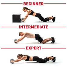 Load image into Gallery viewer, Perfect Fitness Ab Carver Roller for Core Workouts, White and Gray
