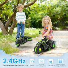 Load image into Gallery viewer, Remote Control Motorcycle, 2026 New Edition with RGB Color-Changing Wheels and Exclusive Sideways Glide

