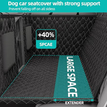 Load image into Gallery viewer, Petiza Back Seat Extender for Dogs Hard Bottom Dog Car Seat Cover for Back Seat Heavy Duty Scratch Proof Nonslip Durable Soft 100% Waterproof Dog Hammock for Car Truck SUV

