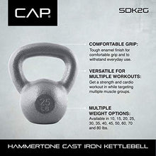 Load image into Gallery viewer, WF Athletic Supply Hammerstone Painted Cast Iron Kettlebells, Available in 10-80 Pounds
