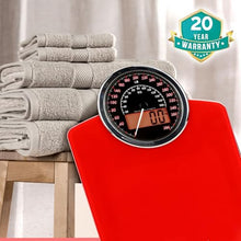 Load image into Gallery viewer, Thick Tempered Glass - Extra Large Display - Easy to Read Digital Bathroom Scale - New - Red
