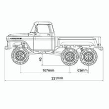 Load image into Gallery viewer, RC Crawler Truck - 6x6 Offroad Crawler Remote Control Truck for Adults - RC Car, RC Rock Crawler Truck, Fast Speed
