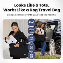 Load image into Gallery viewer, Rubyloo Puffer Dog Travel Bag for Dog Moms, Diaper Bag with Travel Bowls
