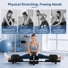 Load image into Gallery viewer, 39"x15"x16.5" Split Leg Stretcher, 240° Adjustable Flexibility Trainer, Foldable Leg Stretch Machine, EPP Memory Foam, Carbon Steel Frame, 560lbs Capacity, Splits Yoga Ballet Home Training
