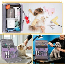 Load image into Gallery viewer, Becivi Dog Cat Grooming Bag for Vacuum,Scissors,Dog Grooming Kit Supplies
