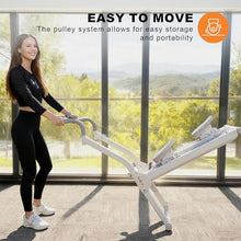 Load image into Gallery viewer, Magnetic Stair Stepper for Home, 16-Level Adjustable Resistance up to 77LBS, 350LBS Capacity, with Cup Holder &amp; Bluetooth APP, Folding Compact Cardio Climber(White)
