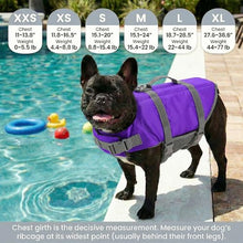 Load image into Gallery viewer, Doglay Dog Life Jacket with Rescue Handle, Dog Life Vest for Swimming Boating, Adjustable Reflective Puppy Swim Vest with Superior Buoyancy for Small Medium Large Dogs
