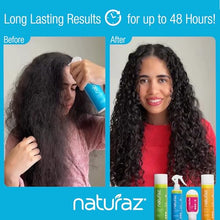 Load image into Gallery viewer, Naturaz Curly Hair Detangler Spray – Leave-In Conditioner Spray for Kids to Adults – Natural, Vegan – Softens Dry, Brittle, Damaged Curly and Coily Hair – Paraben, Silicone, Soy &amp; Nut Free – 8 fl oz
