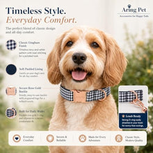 Load image into Gallery viewer, ARING PET Boy Dog Collar for Puppy Small Medium Large Dogs-Navy Plaid S
