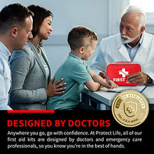 Load image into Gallery viewer, Protect Life First Aid Kit for Home &amp; Business, 250 Pcs - Emergency Medical Kit for Camping &amp; Hiking
