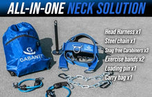 Load image into Gallery viewer, G Gabantt- Neck Exerciser and Neck Trainer. Adjustable Neck Harness Weight Lifting, 4 Way Neck Training - Head Harness for Neck Exercises and Neck Muscle Builder. Neck Strengthener Workout Equipment
