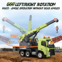 Load image into Gallery viewer, Double E Volvo FMX 1:20 Scale RC Crane Truck - 660° Rotating Console, 2.4GHz Anti-Interference, Construction Toy for Adults
