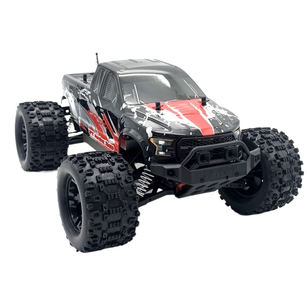 1:10 Scale All Terrain RC Car, Brushless 80km/h High Speed 4WD Electric Vehicle with 2.4 GHz Remote Control, 4X4 RC