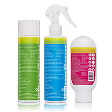 Load image into Gallery viewer, Naturaz 3-Step Moisture Burst System for Tight Curls &amp; Coils with Curly Hair Shampoo, Leave In Conditioner Spray &amp; Hair &amp; Scalp Moisturizer – Softens Dry Hair, Detangles, Boosts Growth &amp; Soothes Scalp
