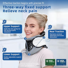 Load image into Gallery viewer, Sanivor Neck Traction Device - Adjustable Inflatable Neck Stretcher,Lightweight Neck Support Brace for Cervical Spine Decompression,Pain Relief Neck Decompression Tension Relief FSA or HSA Eligible
