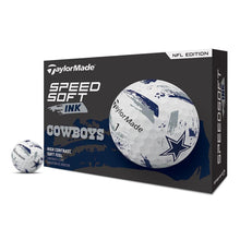Load image into Gallery viewer, TaylorMade Golf SpeedSoft NFL Ink Golf Balls, Dallas Cowboys, 1 Dozen
