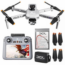 Load image into Gallery viewer, DCX Volo X EZ AI Drones – Drones with Camera for Adults 4k AI-Assisted Flight Control – FAA Approved Drone 4k Camera, 360° Obstacle Avoidance, U.S. Support – Beginner Drone for Adults
