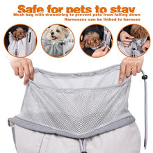 Load image into Gallery viewer, Dog Carrier Sling,Dog Carriers for Small Dogs &amp; Cats Up to 20lbs,Puppy Carrying Backpack Pet Purse with Pockets,Adjustable Shoulder Strap,Hands Free for Travel (Grey)
