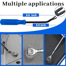 Load image into Gallery viewer, DOAHO 17Pcs Mechanic Hook and Pick Tool Set &amp; Car Trim Removal Kit with Fastener Clip Pliers,Rivet Puller,Magnetic Pickup,Gasket Scraper,Non-Scratch Plastic Pry Tools for Automotive Repair-Blue
