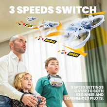 Load image into Gallery viewer, HISINGY Firefly EX Tiny Drones for Kids, Mini Micro Nano Indoor RC Quadcopter for Age 10-15 12-14 Boys,Kids Drone with 3 Speeds,Altitude Hold, 360°Flip, Headless Mode,Long Flight Time

