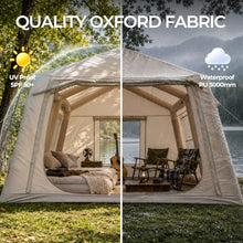 Load image into Gallery viewer, Inflatable Tent 8-10 Person|Blow Up Tent with Pump|Hot Tent with Stove Jack
