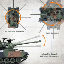 Load image into Gallery viewer, Supdex 1:18 RC Tank, 2.4Ghz US M60 Remote Control Tank Model Toys
