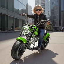 Load image into Gallery viewer, 24V Ride On Off-Road Motorcycle, Kids Electric Dirt Bike with 250W Motor, 3 Speed Up-to 12.4MPH, Green
