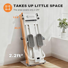 Load image into Gallery viewer, Magnetic Stair Stepper for Home, 16-Level Adjustable Resistance up to 77LBS, 350LBS Capacity, with Cup Holder &amp; Bluetooth APP, Folding Compact Cardio Climber(White)
