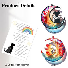 Load image into Gallery viewer, Tubuui Dog Memorial Suncatcher, Dog Memorial Gifts for Loss of Dogs, Custom with Name Date Pet Sympathy Gifts for Grief Puppy Lovers, Personalized Pet Remembrance Ornaments for Window Hanging
